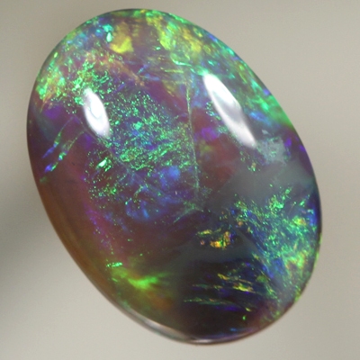 SOLID BLACK CRYSTAL OPAL Loaded with bright, strong colours